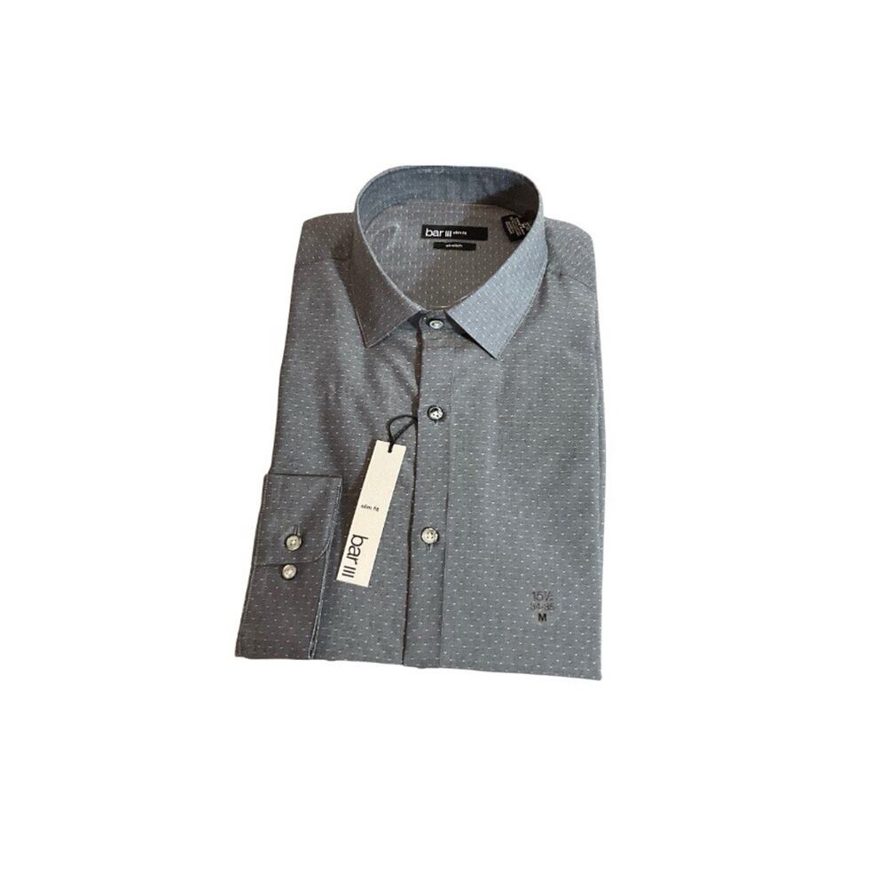 Office Business Casual Dress Shirt Bar III Slim Fit 15. 5 -‎ 34-35